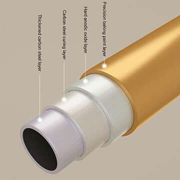 Gold Clothing Rack with Marble Base for Stylish Organization