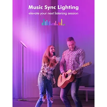 Smart RGB Floor Lamp with Alexa Google Home Control