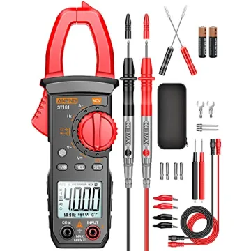 ANENG Digital Multimeter Tester with Amp Ohm Volt Clamp Meter Measures Current, AC/DC Voltage,Capacitance, Resistance, Diodes, Continuity Frequency Backlight Electrican Tools
