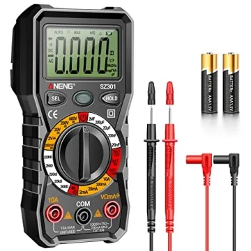 ANENG Digital Multimeter Tester with Amp Ohm Volt Clamp Meter Measures Current, AC/DC Voltage,Capacitance, Resistance, Diodes, Continuity Frequency Backlight Electrican Tools