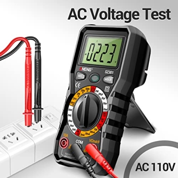 ANENG Digital Multimeter Tester with Amp Ohm Volt Clamp Meter Measures Current, AC/DC Voltage,Capacitance, Resistance, Diodes, Continuity Frequency Backlight Electrican Tools