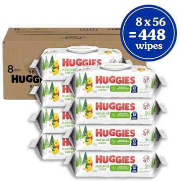 Huggies Natural Care Baby Wipes - Unscented & Hypoallergenic