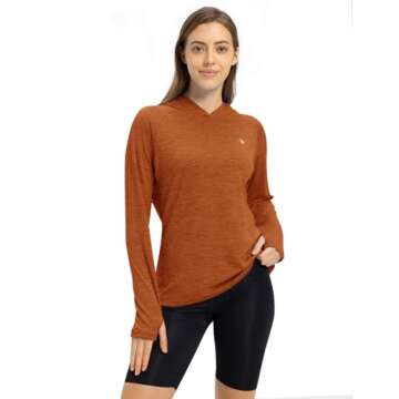 TBMPOY Women’s UPF 50+ Sun Protection Hoodie - Lightweight Outdoor Gear