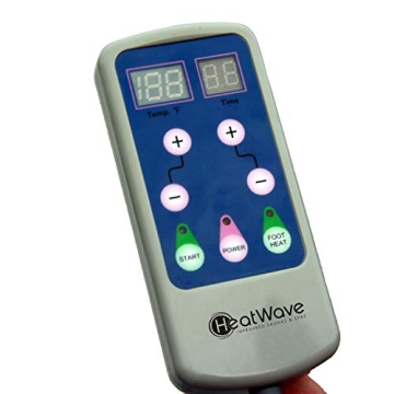 Heatwave Rejuvenator Portable Personal Sauna with FAR Infrared Carbon Panels, Heated Floor Pad, Canvas Chair