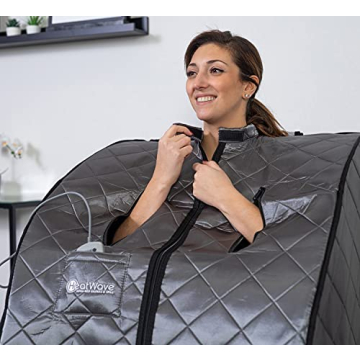 Heatwave Rejuvenator Portable Personal Sauna with FAR Infrared Carbon Panels, Heated Floor Pad, Canvas Chair