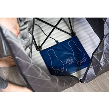 Heatwave Rejuvenator Portable Personal Sauna with FAR Infrared Carbon Panels, Heated Floor Pad, Canvas Chair