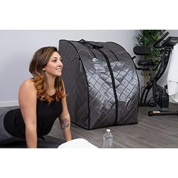 Heatwave Rejuvenator Portable Personal Sauna with FAR Infrared Carbon Panels, Heated Floor Pad, Canvas Chair