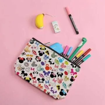Cute Cartoon Mouse Makeup Bag for Animal Lovers and More