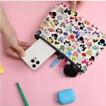 Cute Cartoon Mouse Makeup Bag for Animal Lovers and More
