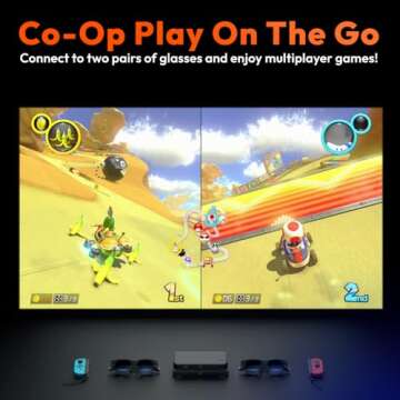 VITURE Mobile Dock, Compatible with Switch, Switch OLED, Handheld Gaming Consoles, Chromecast, Fire TV, HDMI Devices, Co-op Stream & Play | for VITURE One XR Glasses