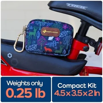 Compact First Aid Kit for Kids 60 Essentials Travel Ready