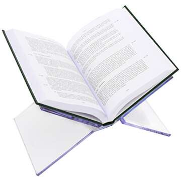 Clear Acrylic Bookstand - Modern, Stylish & Functional Display for Any Setting