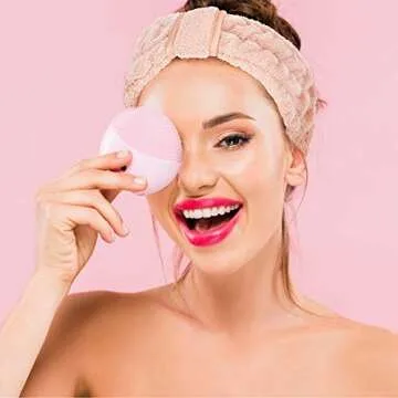 DOOBO 3 Pack Spa Headbands Microfiber SkinCare Face Wash Headband Facial Headband Makeup Towel Headbands for Women for Washing Face(White, Gray, Khaki)