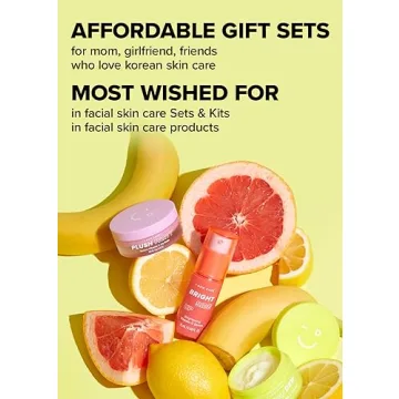 I DEW CARE Korean Skin Care Set - Vitamin To Glow Pack | Travel Size Skincare Gift Set for Teen Girls, Niacinamide & Vitamin C, Valentine Gift Sets for Women, Glass Skin, Vegan, Cruelty Free