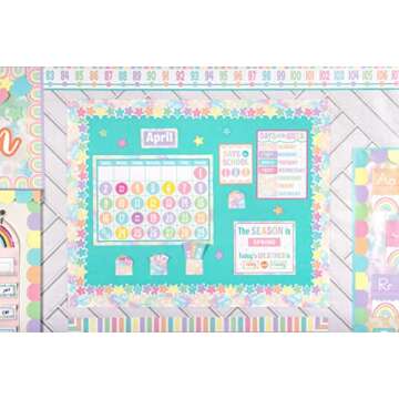 Teacher Created Pastel Pop Calendar for Classrooms