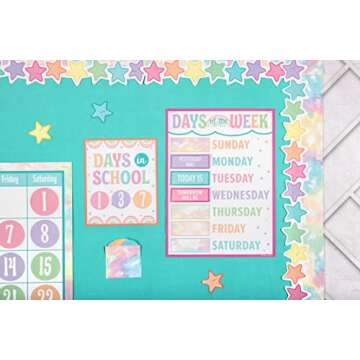 Teacher Created Pastel Pop Calendar for Classrooms
