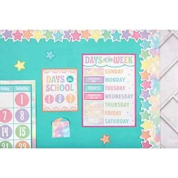 Teacher Created Pastel Pop Calendar for Classrooms
