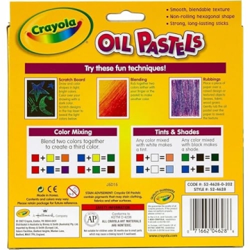 Crayola Oil Pastels - 28 Color Creative Art Supplies