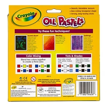 Crayola Oil Pastels - 28 Color Creative Art Supplies