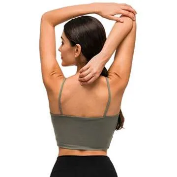 Lemedy Women Padded Sports Bra for Fitness and Style