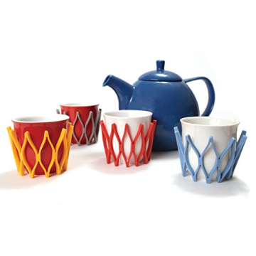 Spice Ratchet Blossom Mini Silicone Trivet Set of 2