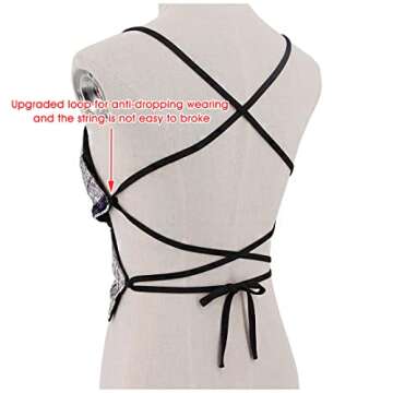 Mocure Butterfly Sequin Crop Top for Parties and Raves