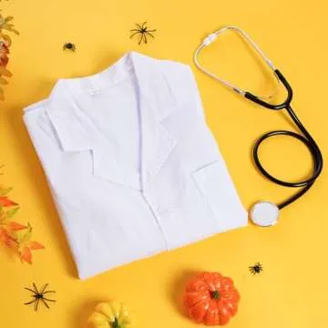 mifengda Unisex Scientist Doctor Costume for Adults and Kids