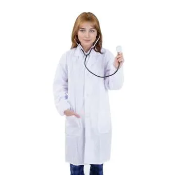 mifengda Unisex Scientist Doctor Costume for Adults and Kids
