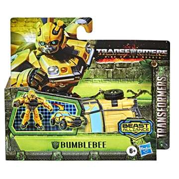 Transformers Toys Rise of The Beasts Movie Beast Alliance Battle Changers Bumblebee Action Figure, A...