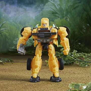 Transformers Toys Rise of The Beasts Movie Beast Alliance Battle Changers Bumblebee Action Figure, Ages 6 and Up, 4.5 inch