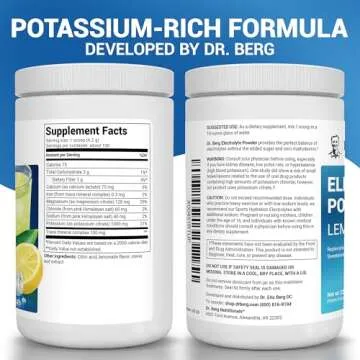 Dr. Berg's Zero Sugar Hydration Keto Electrolyte Powder with 1000 mg Potassium