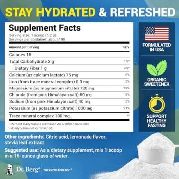 Revitalize Hydration with Dr. Berg's Electrolyte Powder