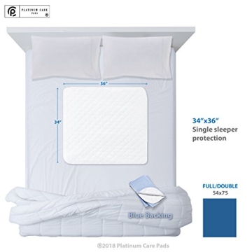 Platinum Care Pads Reusable Bed Underpad for All Ages