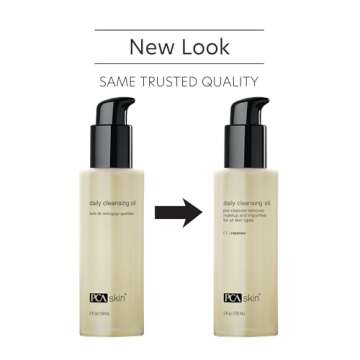 PCA SKIN Daily Face Cleansing Oil, Makeup Cleanser, Non-Irritating Oil Cleanser for Face, 5 fl oz Bottle