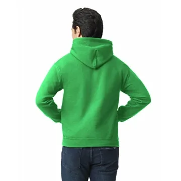 Gildan Irish Green Fleece Hoodie for Adults - Small