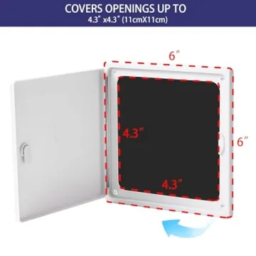 EASY-EXS Access Panel 6x6 Durable Plastic White