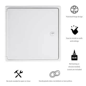 EASY-EXS Access Panel 6x6 Durable Plastic White