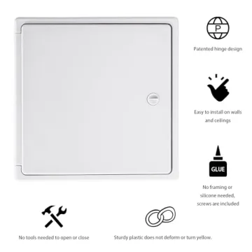 EASY-EXS Access Panel 6x6 Durable Plastic White