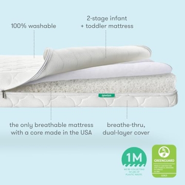 Newton Baby Crib Mattress Ultra-Breathable Washable Safe