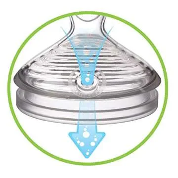 NUK Simply Natural Replacement Nipples, Fast Flow, 2pk