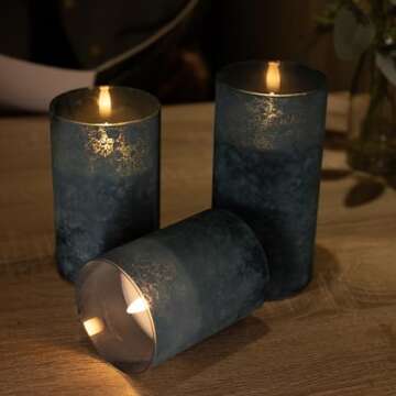 Mingfuxin Remote Flameless Candles for Home & Events