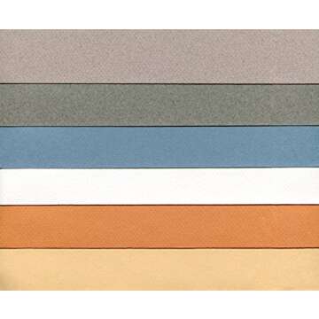 Canson Artist Series Mi-Teintes Pastel Paper, Assorted Colors, Foldover Pad, 9x12 inches, 24 Sheets (98lb/160g) - Artist Paper for Adults and Students