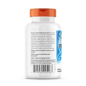 Vegan B12 1500mcg for Energy & Mood Support - Doctor's Best
