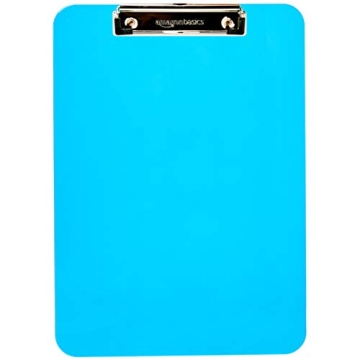 Colorful Lightweight Clipboards by Amazon Basics, Pack of 6