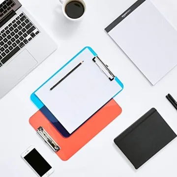 Colorful Lightweight Clipboards by Amazon Basics, Pack of 6