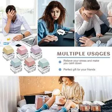 Taiyin 6 Pcs Keyboard Fidget Toys for Stress Relief
