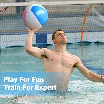 Novelty Place Inflatable Beach Balls - 12 Pack, 12" White Panels Alternate with Macaron Colors, Leak-Proof PVC - Summer Beach Pool Party Supplies, Fun Floating Toys for Teenagers, Adults