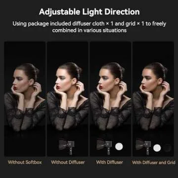 SmallRig Mini Parabolic Softbox RA-D30 29cm Quick Release, Compatible with SmallRig RC 60B COB LED Video Light