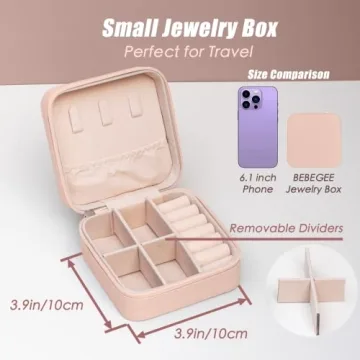 Mini Travel Jewelry Case for Women - Perfect Organizer Gifts
