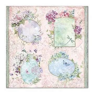 Vibrant Stamperia Paper Pad 12X12 for Creative Crafting